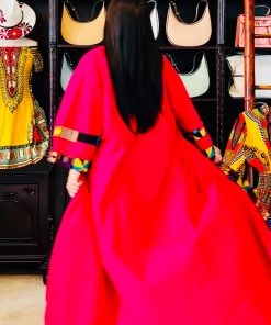 Social Butterfly Collection Magenta Kimono Duster