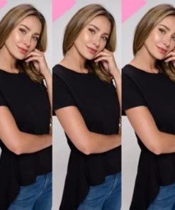 Social Butterfly Collection Plus Size High Low T Shirt Top New Arrivals