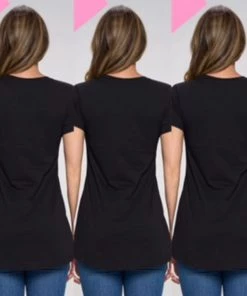 Social Butterfly Collection Plus Size High Low T Shirt Top New Arrivals