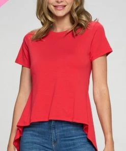 Social Butterfly Collection Plus Size High Low T Shirt Top New Arrivals