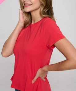 Social Butterfly Collection Plus Size High Low T Shirt Top New Arrivals