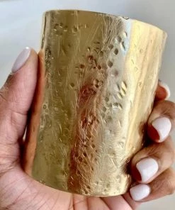 Social Butterfly Collection New Arrivals Hammered Textured Cuff Bracelet