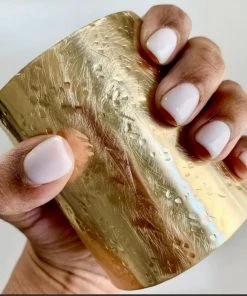 Social Butterfly Collection New Arrivals Hammered Textured Cuff Bracelet