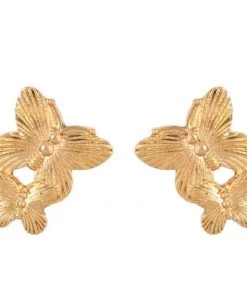 Social Butterfly Collection Gold Butterflies Earrings New Arrivals