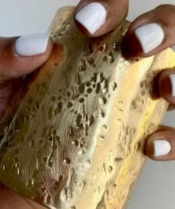 Social Butterfly Collection New Arrivals Hammered Textured Cuff Bracelet