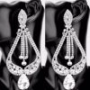 Social Butterfly Collection Sale Clip On Crystal Chandelier Earrings