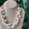 Social Butterfly Collection New Arrivals Dangle Multi Pearl Necklace