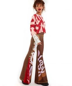 Social Butterfly Collection The Art Of Fashion Flare Leg Pants