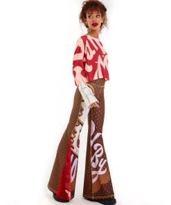 Social Butterfly Collection The Art Of Fashion Flare Leg Pants