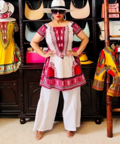 Social Butterfly Collection White Linen Palazzo Pants New Arrivals