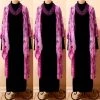 Social Butterfly Collection Purple Pink Tie Dye Kimono Sleeve Sheer Duster New Arrivals