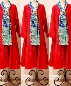 Social Butterfly Collection Modern Art Blue Floral Motif Oversized Scarf Shawl New Arrivals