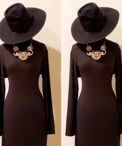 Social Butterfly Collection Sale Black Winter Wool Hat