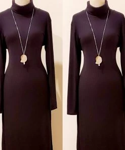 Social Butterfly Collection Gold Circle Abstract Necklace