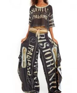 Social Butterfly Collection The Art Of Fashion Italiano Palazzo Pants New Arrivals