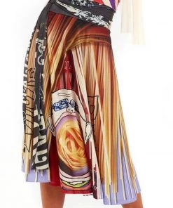 Social Butterfly Collection The Art Of Fashion Italiano Mid Length Skirt