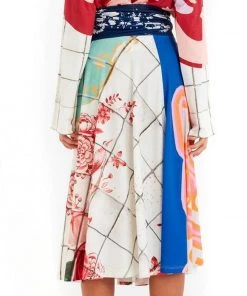 Social Butterfly Collection The Art Of Fashion Unique Mid Length Skirt