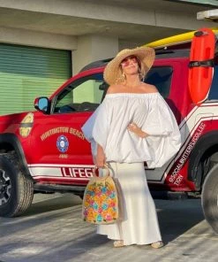 Social Butterfly Collection New Arrivals White Boho Style Dress Top