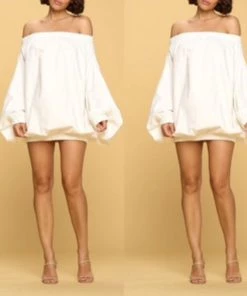 Social Butterfly Collection New Arrivals White Boho Style Dress Top