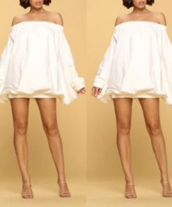 Social Butterfly Collection New Arrivals White Boho Style Dress Top