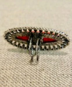 Social Butterfly Collection Oversized Red Stone Ring