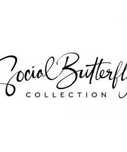 Social Butterfly Collection Hammered Gold Pearl Necklace
