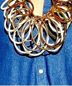 Social Butterfly Collection Sale Chunky Loops And Hoops Necklace