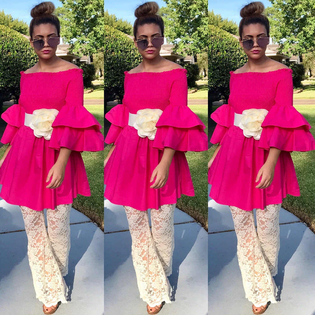 Social Butterfly Collection Flower Stretchy Belt 5 Social Butterfly Collection Flower Stretchy Belt