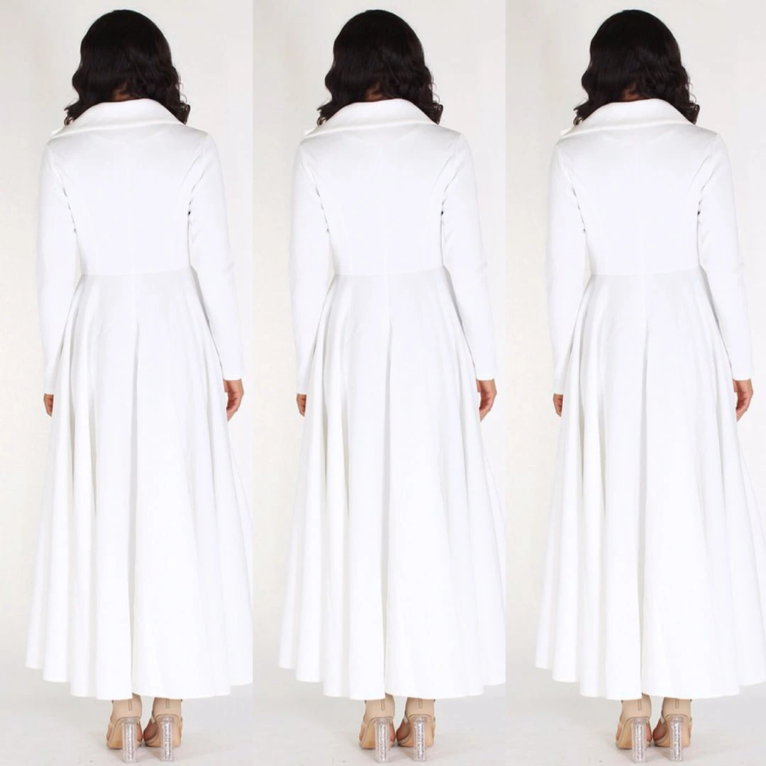 Social Butterfly Collection Long Off White Duster Coat Dress 16 Social Butterfly Collection Long Off White Duster Coat Dress