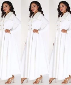 Social Butterfly Collection Long Off White Duster Coat Dress 32 Social Butterfly Collection Long Off White Duster Coat Dress