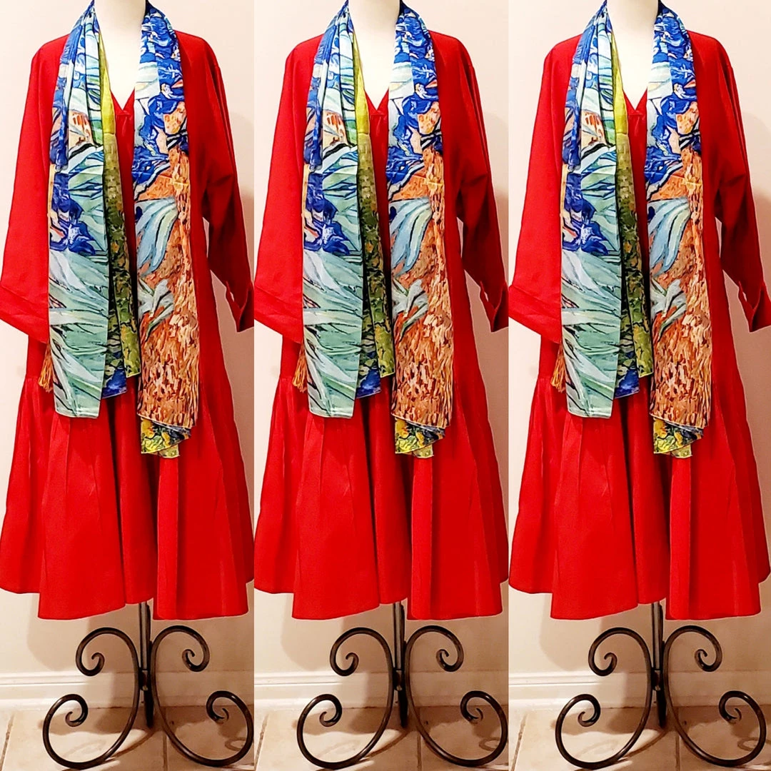 Social Butterfly Collection Modern Art Blue Floral Motif Oversized Scarf Shawl New Arrivals 10 Social Butterfly Collection Modern Art Blue Floral Motif Oversized Scarf Shawl New Arrivals