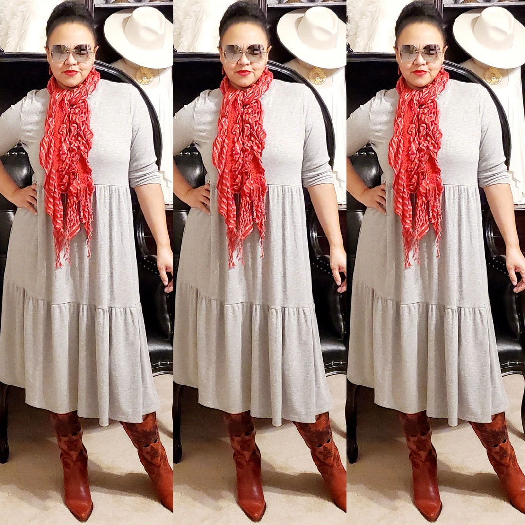 Social Butterfly Collection Grey Plus Size T-Shirt Baby Doll Style Dress 17 Social Butterfly Collection Grey Plus Size T-Shirt Baby Doll Style Dress