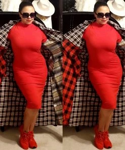 Social Butterfly Collection Plaid Check Multi Color Duster Dress 44 Social Butterfly Collection Plaid Check Multi Color Duster Dress