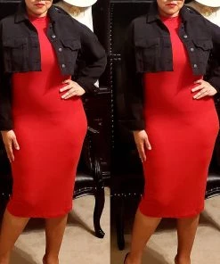 Social Butterfly Collection Black Denim Distressed Plus Size Cropped Jacket New Arrivals