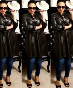 Social Butterfly Collection Sale Tunic Style Black Faux Leather Top 10 Social Butterfly Collection Sale Tunic Style Black Faux Leather Top