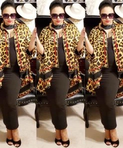 Social Butterfly Collection Sale Plus Size Animal Print Red Trim Detail Blouse 24 Social Butterfly Collection Sale Plus Size Animal Print Red Trim Detail Blouse