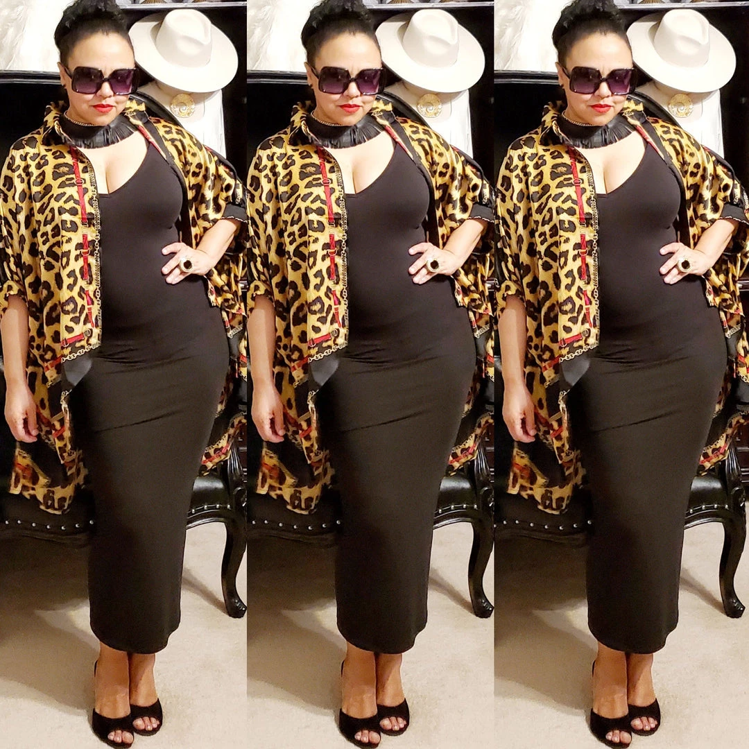 Social Butterfly Collection Sale Plus Size Animal Print Red Trim Detail Blouse 12 Social Butterfly Collection Sale Plus Size Animal Print Red Trim Detail Blouse