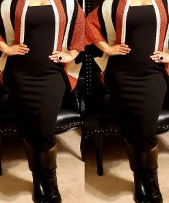 Social Butterfly Collection Bold Multi Color Loose Fit Cardigan Sale