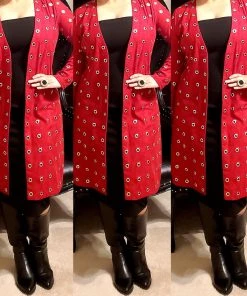 Social Butterfly Collection Sale Dark Red Faux Suede Silver Grommet Jacket