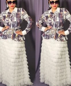 Social Butterfly Collection New Arrivals High Fashion Faces Button Down High Low Top