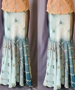 Social Butterfly Collection Sale Upholstery Motif Long Maxi Skirt