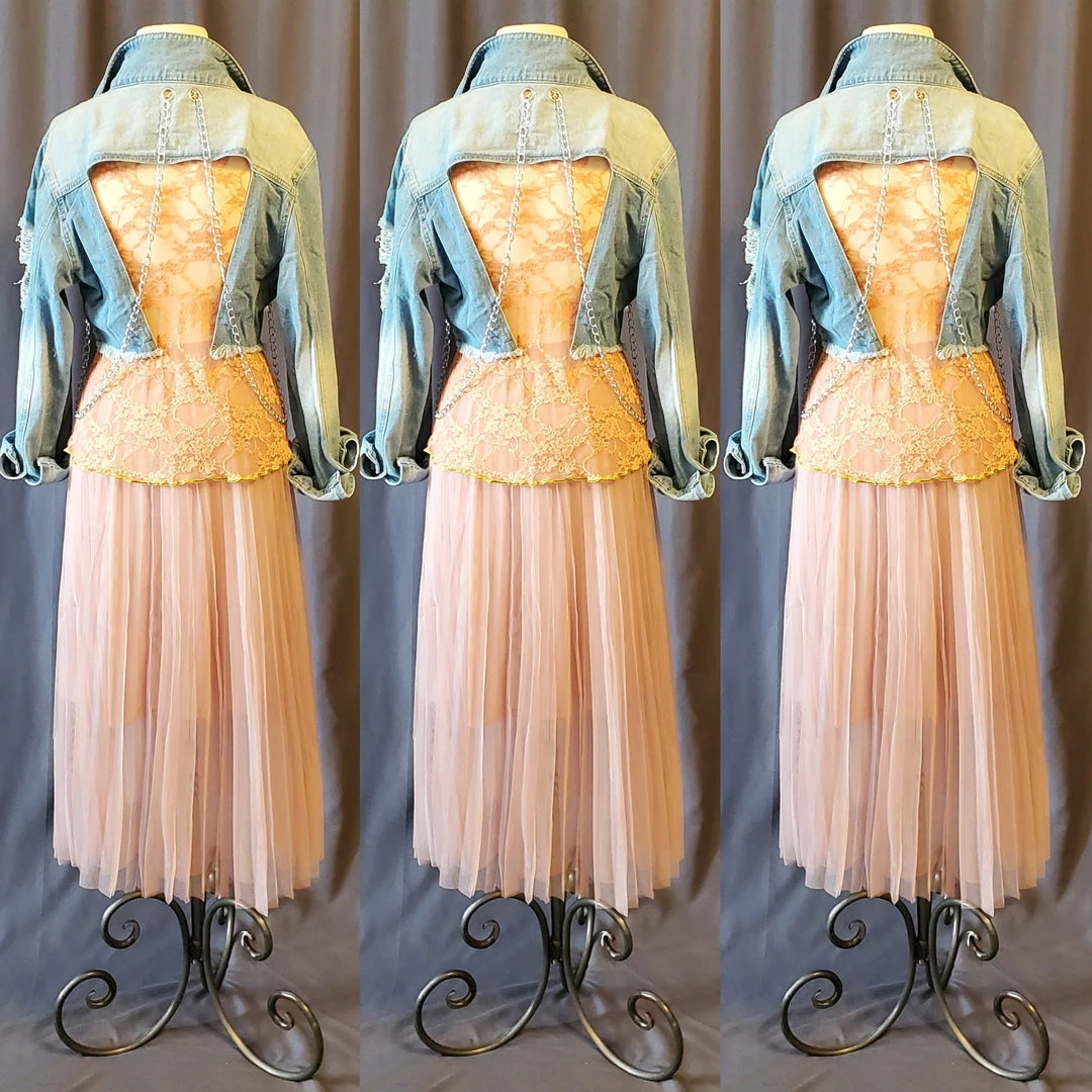 Social Butterfly Collection Sale Light Pink Pleated Tulle Skirt 5 Social Butterfly Collection Sale Light Pink Pleated Tulle Skirt