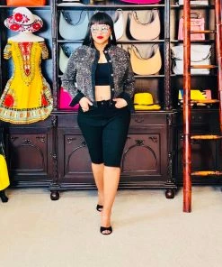 Social Butterfly Collection New Arrivals Black Denim Or Blue Denim Bling Bling Jean Jacket