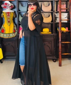 Social Butterfly Collection Black Denim Or Blue Denim Knee Length Shorts New Arrivals